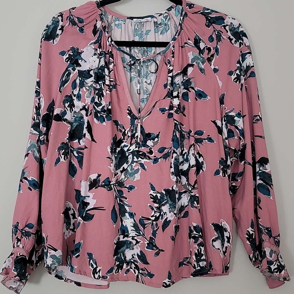 Splendid Rose Floral Blouse